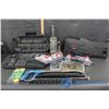 Image 1 : Bottle Jack, Handsaw, Drill Bit Set (Incomplete), Light Switch Plates, Power Bar, etc