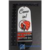 Image 1 : Porcelain Red Indian Motor Oil Door Push