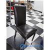 Image 2 : 4 Leather-Look Dining Room Chairs - BID PRICE IS PER CHAIR, TIMES 4