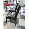 Image 3 : 4 Leather-Look Dining Room Chairs - BID PRICE IS PER CHAIR, TIMES 4