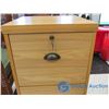 Image 3 : Wooden Filing Cabinet w/Key