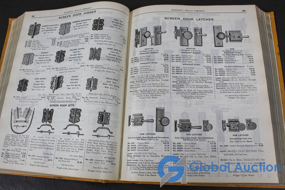 1923 Zenith MarshallWells Hardware Catalogues