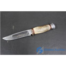 Vintage Bone Handled Knife w/4.5" Blade