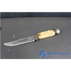 Vintage Bone Handled Knife w/5" Blade