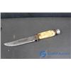 Image 1 : Vintage Bone Handled Knife w/5" Blade