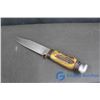 Image 1 : Vintage Bone Handled Knife w/6" Blade