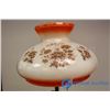 Image 5 : Coleman Gas Lantern & Floral Pattern Glass Shade