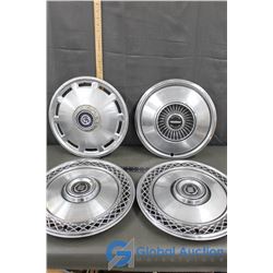 (4) Assorted Hubcaps