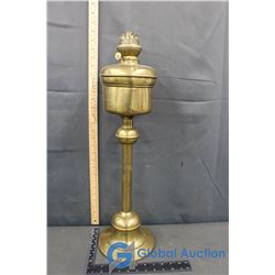 Brass Lamp - Missing Shade & Glass