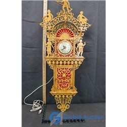 Narco Electric Scrollwork Clock