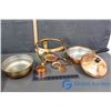 Image 3 : Copper Fondue Pot with Stand