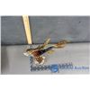 Image 3 : Amber Blown Glass Fish Decor