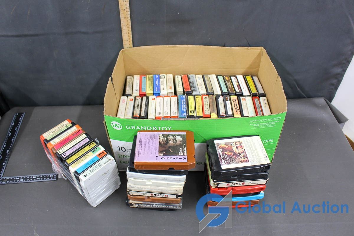 Large Selection of 8-Tracks - Approx 80