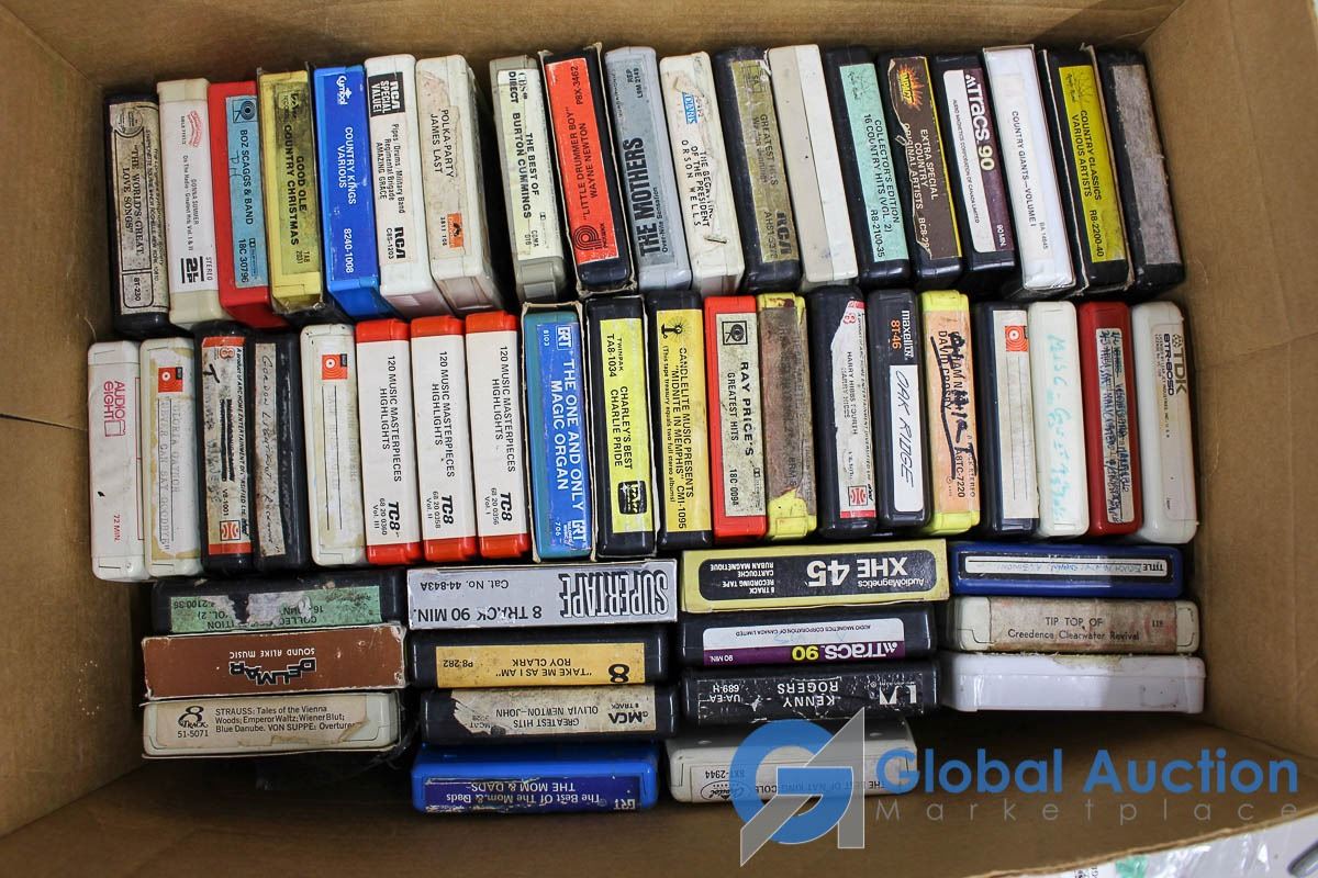 Large Selection of 8-Tracks - Approx 80
