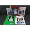 Image 1 : Porcelain Doll in Box & Assorted Doll Collecting Books
