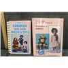 Image 3 : Porcelain Doll in Box & Assorted Doll Collecting Books
