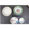 Image 9 : Assorted China Plates & Bowls, 2 Ceramic Figures