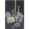 Image 2 : Assorted Clear Glass Decor & Glassware