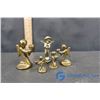 Image 6 : Assorted Brass Religious Themed Items & Wall Hangings