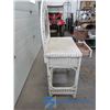 Image 4 : White Wicker Dressing Table with Mirror