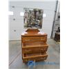 Image 1 : Mid Century 3-Drawer Dresser w/Mirror