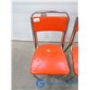 Image 2 : (4) Chrome Kitchen Chairs - BID PRICE IS PER CHAIR, TIMES 4
