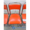 Image 4 : (4) Chrome Kitchen Chairs - BID PRICE IS PER CHAIR, TIMES 4