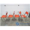 Image 6 : (4) Chrome Kitchen Chairs - BID PRICE IS PER CHAIR, TIMES 4