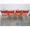 Image 7 : (4) Chrome Kitchen Chairs - BID PRICE IS PER CHAIR, TIMES 4