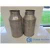 Image 1 : (2) Co-op Milk Cans - BID PRICE IS PER CAN, TIMES 2