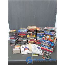 International Computer Game Collection Large Assortment of Computer Games & Collection of CD's and Cassettes