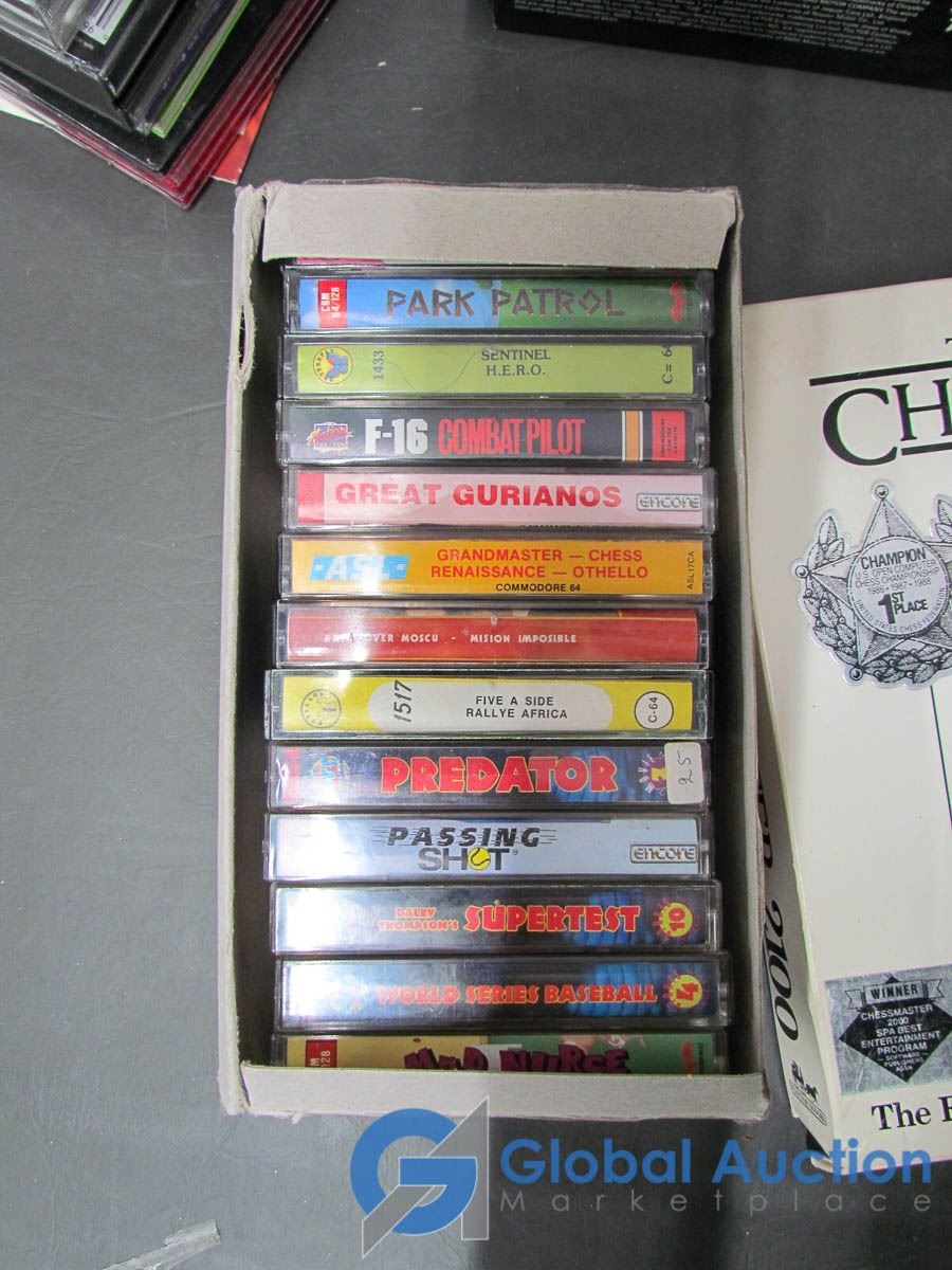 Pc Games Collection Cd Large Assortment of Computer Games & Collection of CD's and Cassettes