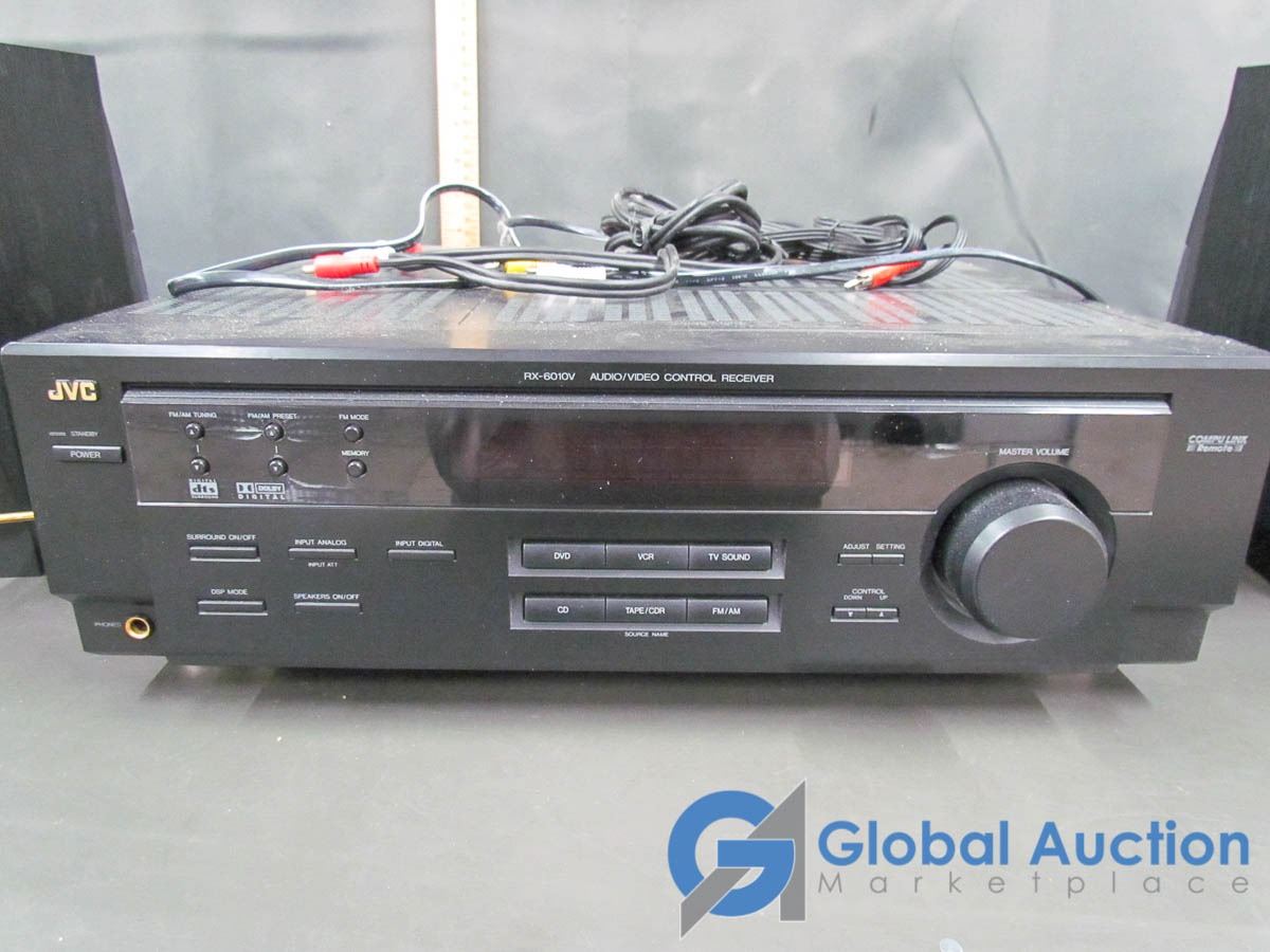 Jvc Rx6020v JVC RX-6010V Audio/Video Receiver & (2) Speakers