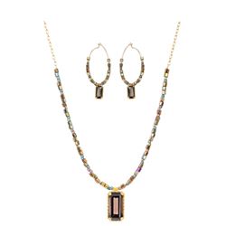ESBE LAUREN COLLECTION EARRINGS, WRAP BRACELET AND NECKLACE