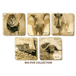 JOHN BANOVICH BIG FIVE COASTER SET