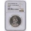 Image 1 : 1913A Germany 3 Mark Prussia Silver Jubilee Coin NGC PF60