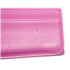 Image 5 : Coach Brown Monogram Canvas Purple Leather Long Wallet