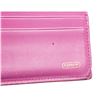 Image 6 : Coach Brown Monogram Canvas Purple Leather Long Wallet