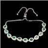 Image 2 : Natural Rich Green Emerald Bracelet
