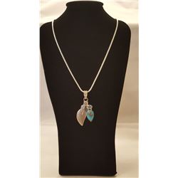 STUNNING NATURAL ARIZONA BLUE TURQUOISE PENDANT