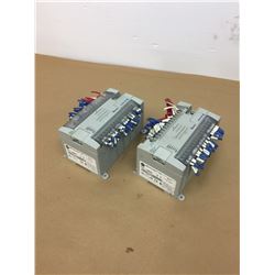 (2) Allen-Bradley 1762-L40BWA MicroLogix PLC I/O Modules