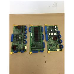 (3) Fanuc Circuit Boards *See Pics for Part Numbers*