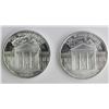 Image 2 : (2) DONALD TRUMP SILVER ROUNDS