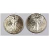 Image 1 : (2) 1996 AMERICAN SILVER EAGLE BU