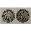 Image 2 : WALKING LIBERTY HALVES: 1916 AG/G & 1916-S GOOD
