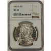 Image 1 : 1882-S MORGAN SILVER DOLLAR NGC MS65