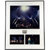 Image 1 : Peter Gabriel - 1986 Tour, a framed photographic montage presented to Jonathan Smeeton by Variolite,
