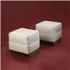 Image 1 : Frank Lloyd Wright  pair of stools for Price Towe