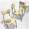 Image 1 : After Piero Fornasetti  dining chairs, set of six