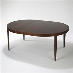 Danish  dining table  c. 1950  rosewood